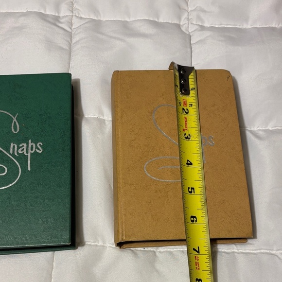 Vintage Green and Tan Snaps Photo Albums - Picture 4 of 8